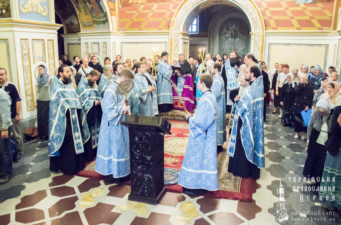 У День незалежності в Київській Лаврі відбувся подячний молебень