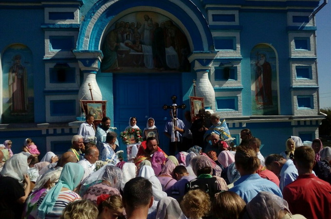 Congregation of the church in Ptycha village received Orthodox sanctities despite the UOC KP attempts to spoil the holiday