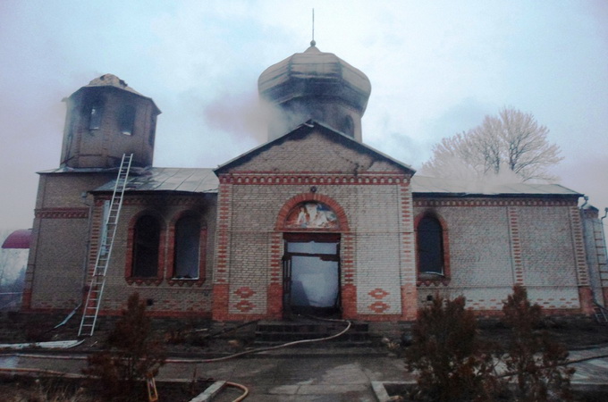 В Житомирской области произошел пожар в храме УПЦ 