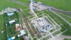 После языческого обряда ураган разнес пирамиду Голода в Подмосковье (ВИДЕО) 