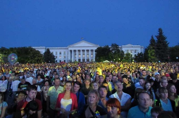 Протоиерей Александр Клименко выступил на концерте в Краматорске