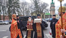 Во Львов прибыли мощи святого Димитрия Солунского из Греции