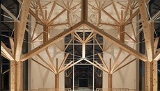 В Японии построили храм с фрактальным лесом внутри