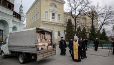 Харьковская епархия УПЦ передала помощь военному госпиталю на 500 000 грн