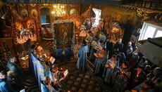 Верующие встретили Святогорскую икону в скиту святой праведной Анны (ВИДЕО)