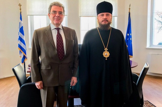 Посол Греции отметил важность защиты прав Церкви на международном уровне