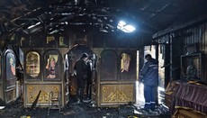 Во Львове верные УПЦ требуют от администрации разобраться в поджоге храма
