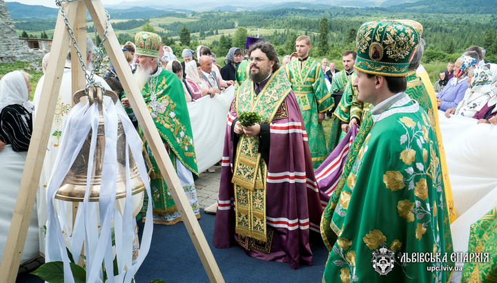 Святкове богослужіння в день Собору Галицьких святих в Свято-Онуфріївському монастирі