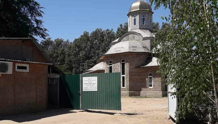 The Church of the Great Martyr Panteleimon in Melitopol, near which the church watchman was killed