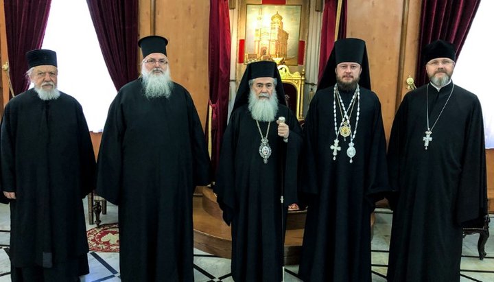 UOC representatives met with Patriarch Theophilos III of Jerusalem