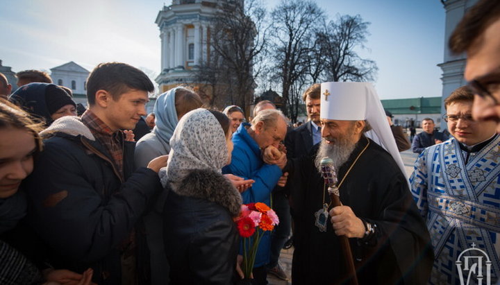 Празднования в честь Благовещения Пресвятой Богородицы в лавре