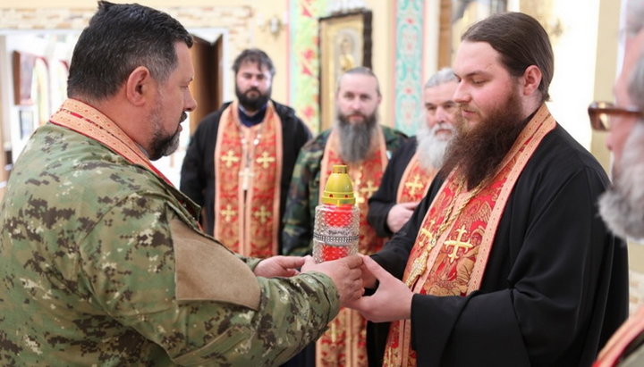 Встреча представителей Синодального отдела УПЦ по взаимодействию с Вооруженными Силами и другими военными формированиями Украины