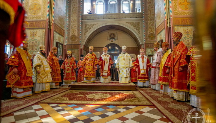 Соборне богослужіння з нагоди річниці предстоятельського служіння Митрополита Таллінського Євгенія.