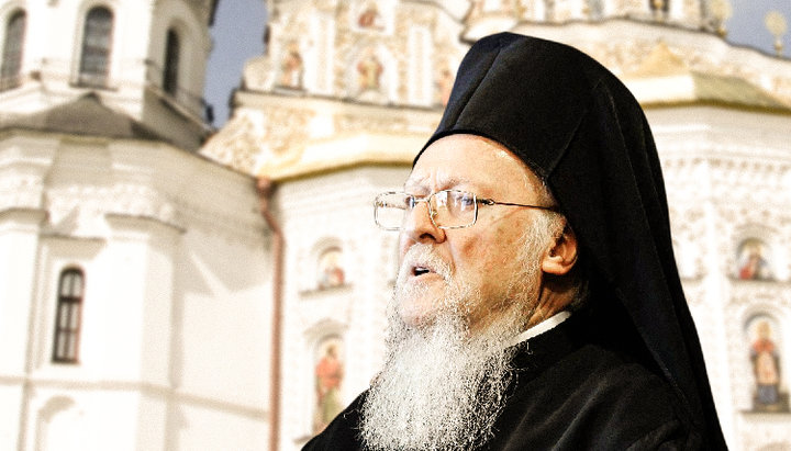 Lies on the lips of Patriarch Bartholomew