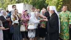 Предстоятель УПЦ на Донеччині з візитом благовіствування миру (+ФОТО)