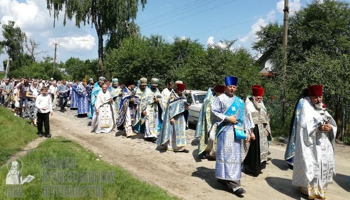 В селе Вилия отметили 130-летний юбилей чудотворной иконы «Знамение»