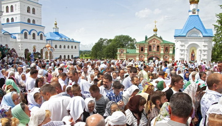 Торжества по случаю 800-летия Свято-Духовского скита. Фото: сайт Почаевской лавры