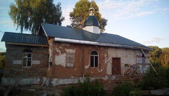 Домовий храм громади УПЦ в Оленівці. Фото: Фейсбук