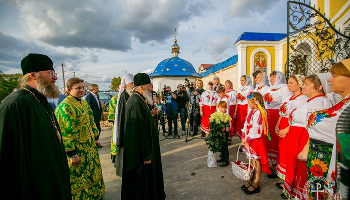 Предстоятель УПЦ відвідав скит в Маринівці. Фото: facebook.com