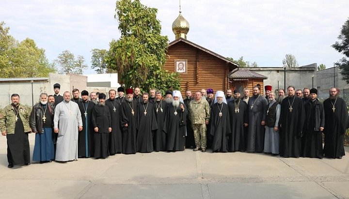 Збори військового духовенства УПЦ в Очакові. Фото: news.church.ua