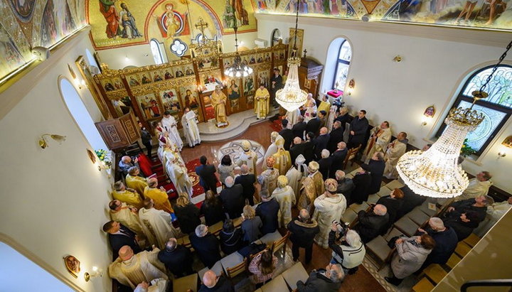 Торжества в Софии в честь возведения греко-католической Апостолической экзархии в ранг епархии. facebook.com/ViktorKozhuharov