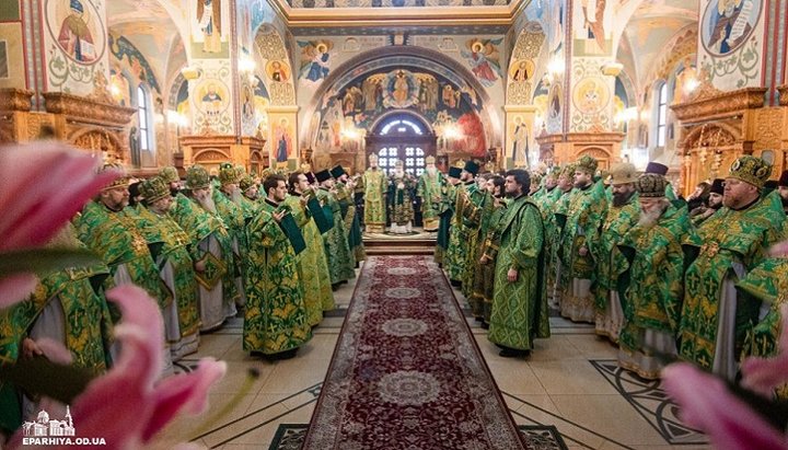 Праздничное богослужение возглавил митрополит Агафангел (Саввин). Фото: Одесская епархия