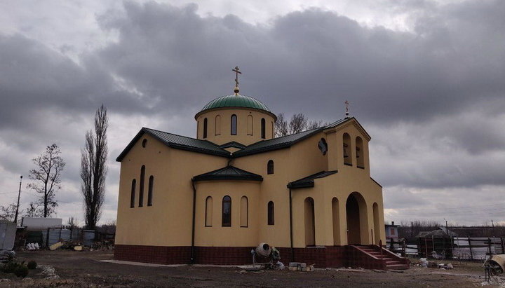 В Донецке построили новый храм в честь преподобных Антония и Феодосия. Фото: donetsk.church.ua