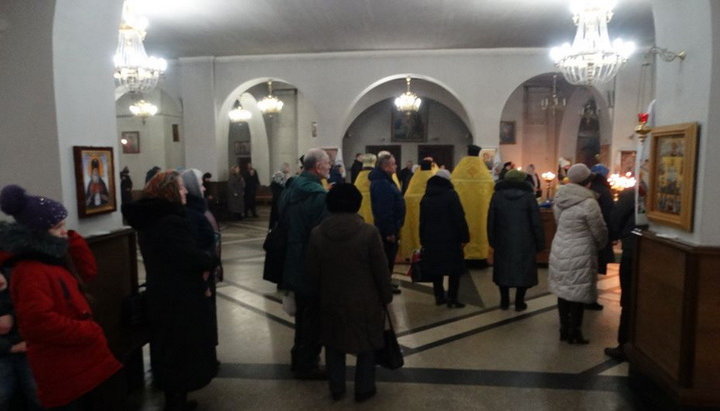 Service in the Cathedral of the OCU. Photo:facebook.com