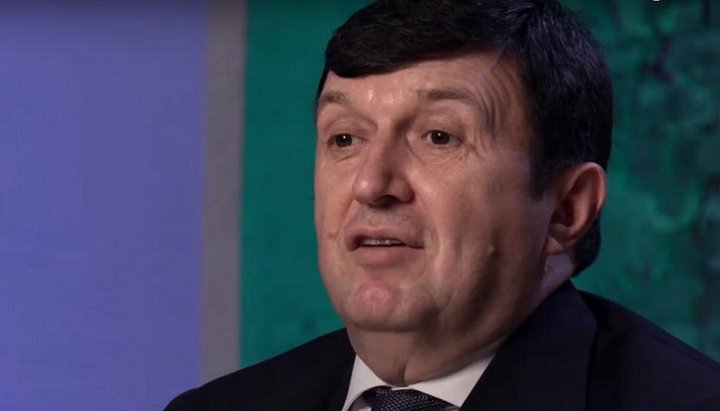 Ambasadorul Serbiei în Ucraina Aca Jovanović. Imagine : screen-shot din programul 