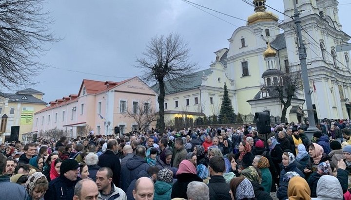 Крестный ход в Виннице в Неделю Торжества Православия, 8.03.20. Фото: Винницкая епархия УПЦ