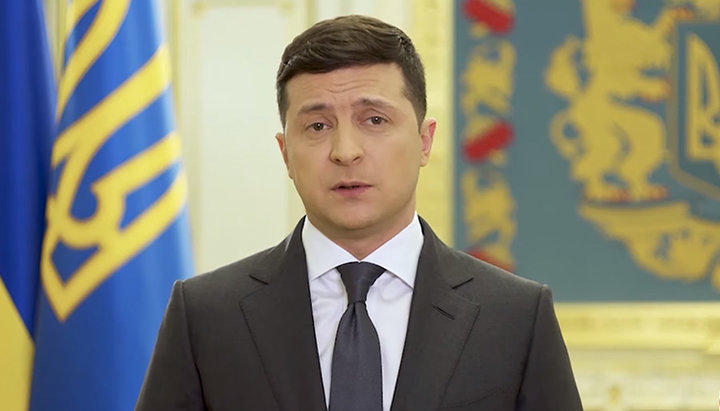 Vladimir Zelensky, President of Ukraine. Photo: a video screenshot of the Facebook page of the President’s Office.