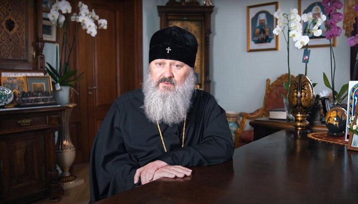 Metropolitan Pavel (Lebed). Photo: a video screenshot from lavra.ua 