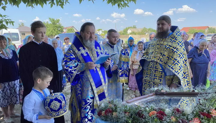 Верующие Херсонской епархии почтили Алешковскую икону Пресвятой Богородицы. Фото: pravoslavie.ks.ua