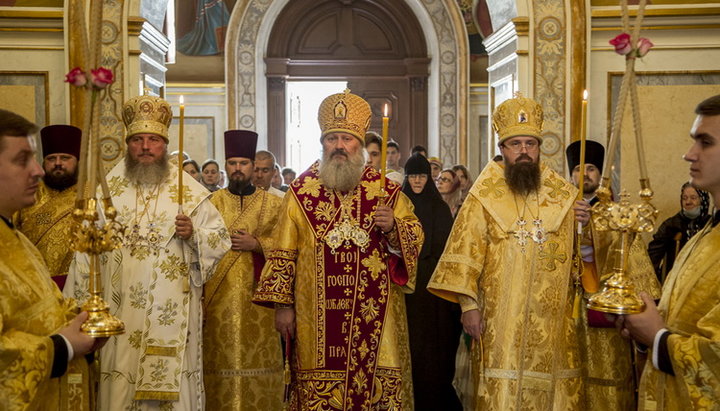 У Лаврі звершили заупокійну літію по митрополиту Володимиру (Сабодану). Фото: lavra.ua