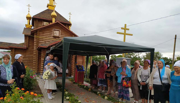 Новий храм на честь ікони Божої Матері «Відрада і Втіха» освятили у селі Токарево. Фото: crimea-eparhia.ru