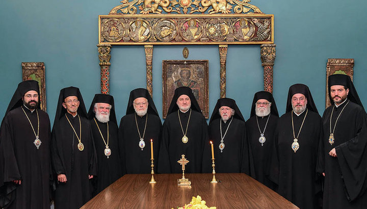 The Holy Eparchial Synod of the Greek Orthodox Archdiocese of America. Photo: orthodoxtimes.com