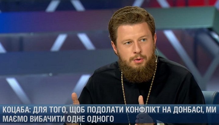 Bishop Victor (Kotsaba) of Baryshevka. Photo: screenshot/YouTube/112 Ukraine