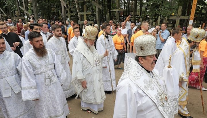 Торжества по случаю Преображения Господня на горе Грабарка. Фото: PAP/Артур Решко