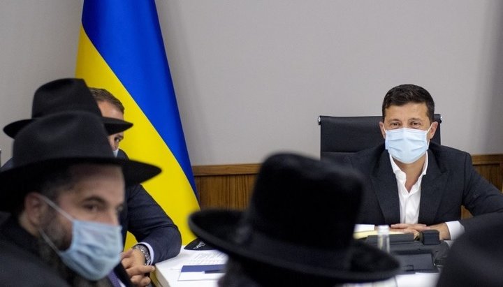 Vladimir Zelensky met with rabbis. Photo: president.gov.ua