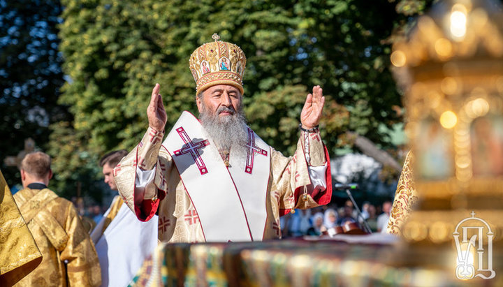 Предстоятель УПЦ Блаженніший Митрополит Онуфрій. Фото: news.church.ua