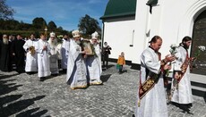 Про освячення нового храму УПЦ у Башуках