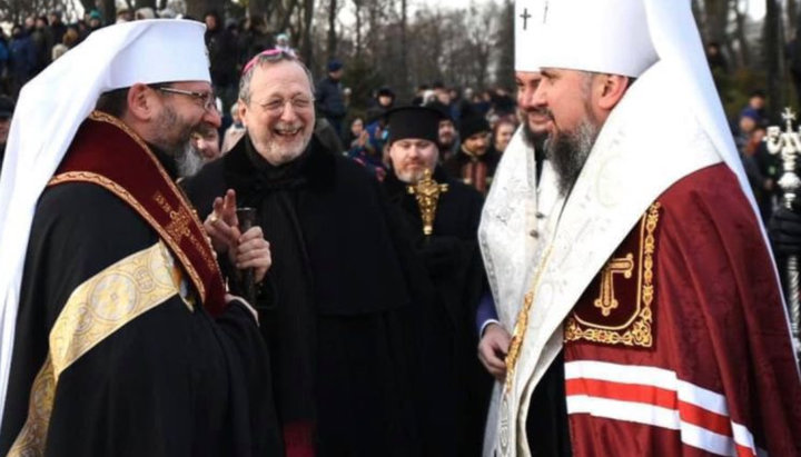 Sviatoslav Shevchuk and Epiphany Dumenko. Photo: odnarodyna.org