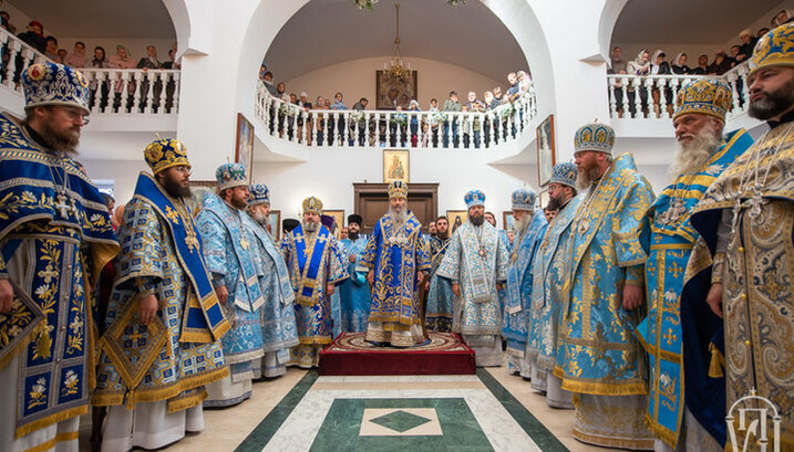 Престольный день в женском монастыре УПЦ села Фасова. Фото: news.church.ua