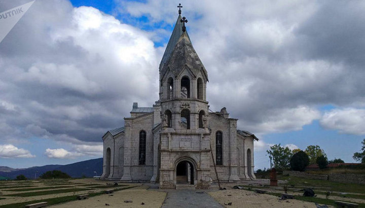 Вірменський собор у місті Шуша, Нагорний Карабах. Фото: armeniasputnik.am