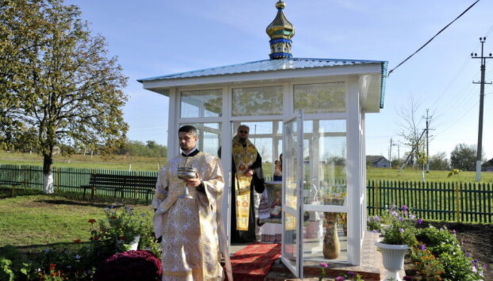 Освячення каплиці в честь апостола і євангеліста Іоанна Богослова. Фото: baltaeparhia.org.ua