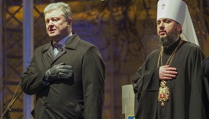 Петро Порошенко і Епіфаній Думенко. Фото: Gazeta.ua