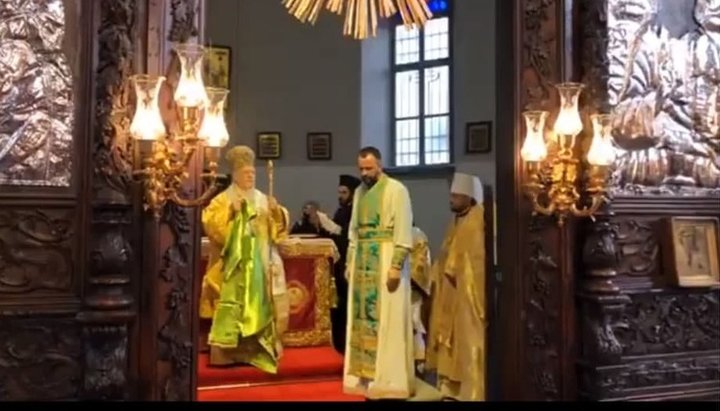 Хиротония Киевского экзарха Фанара в епископа Команского. Фото: скриншот/facebook.com/ecumenicalpatriarchate