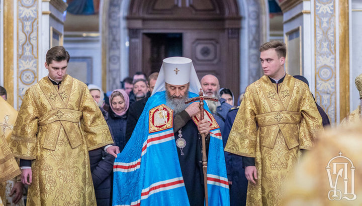 Предстоятель УПЦ Блаженніший Митрополит Онуфрій. Фото: news.church.ua