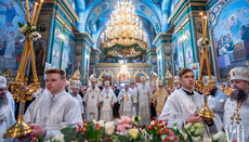 Предстоятель очолив Літургію в ювілей хіротонії митрополита Сергія