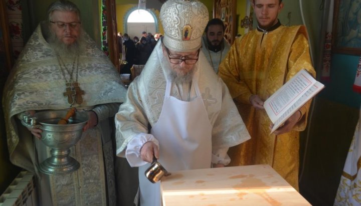 Consecration of the temple. Photo: sarny.church.ua/